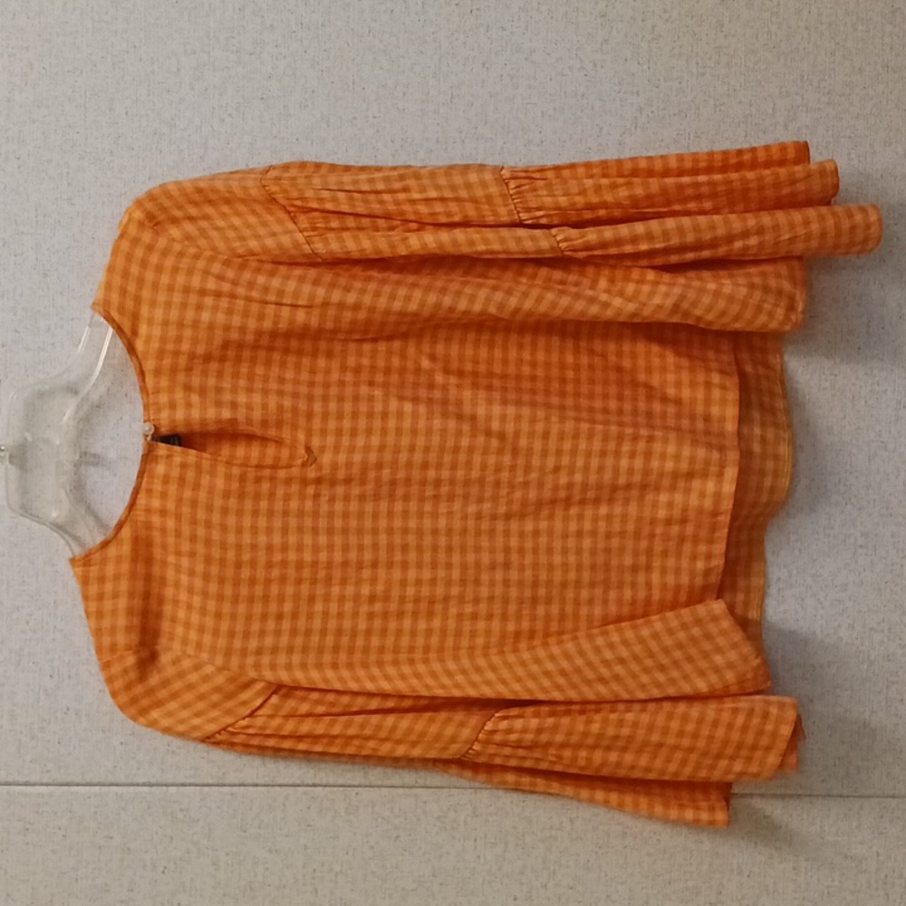 Ann Taylor blouse orange